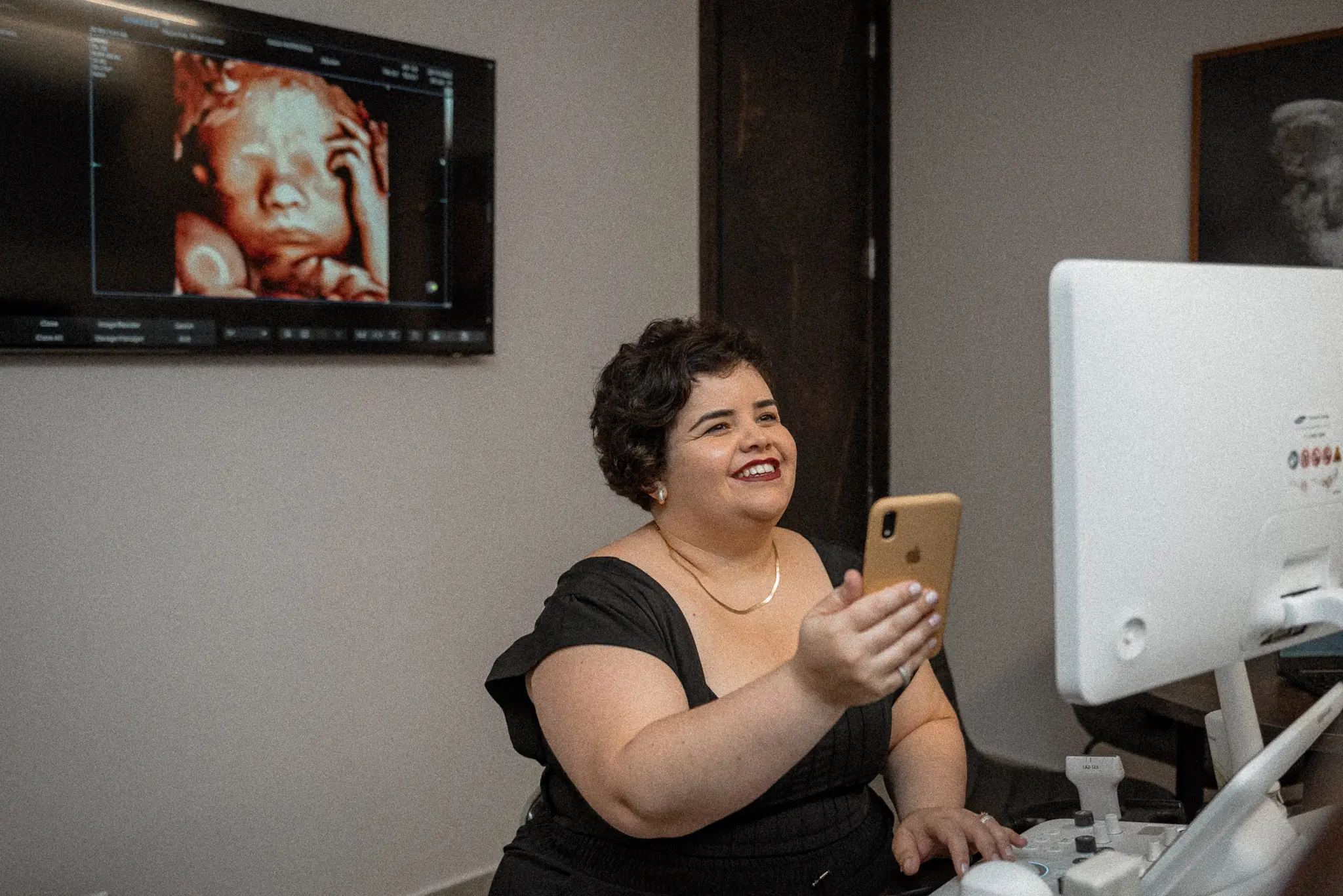 Dra Dafny Fernandes encantada com a qualidade o 3D